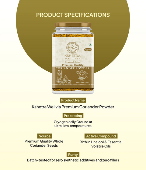 Coriander Powder | Premium Quality | Cryogenically Ground
