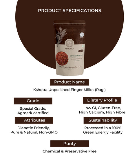 Finger Millet - Unpolished Whole Millet