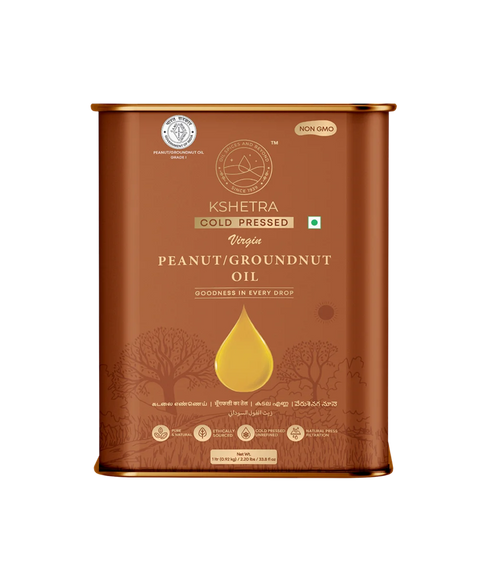 Groundnut / Peanut Oil - Cold Pressed Virgin Oil